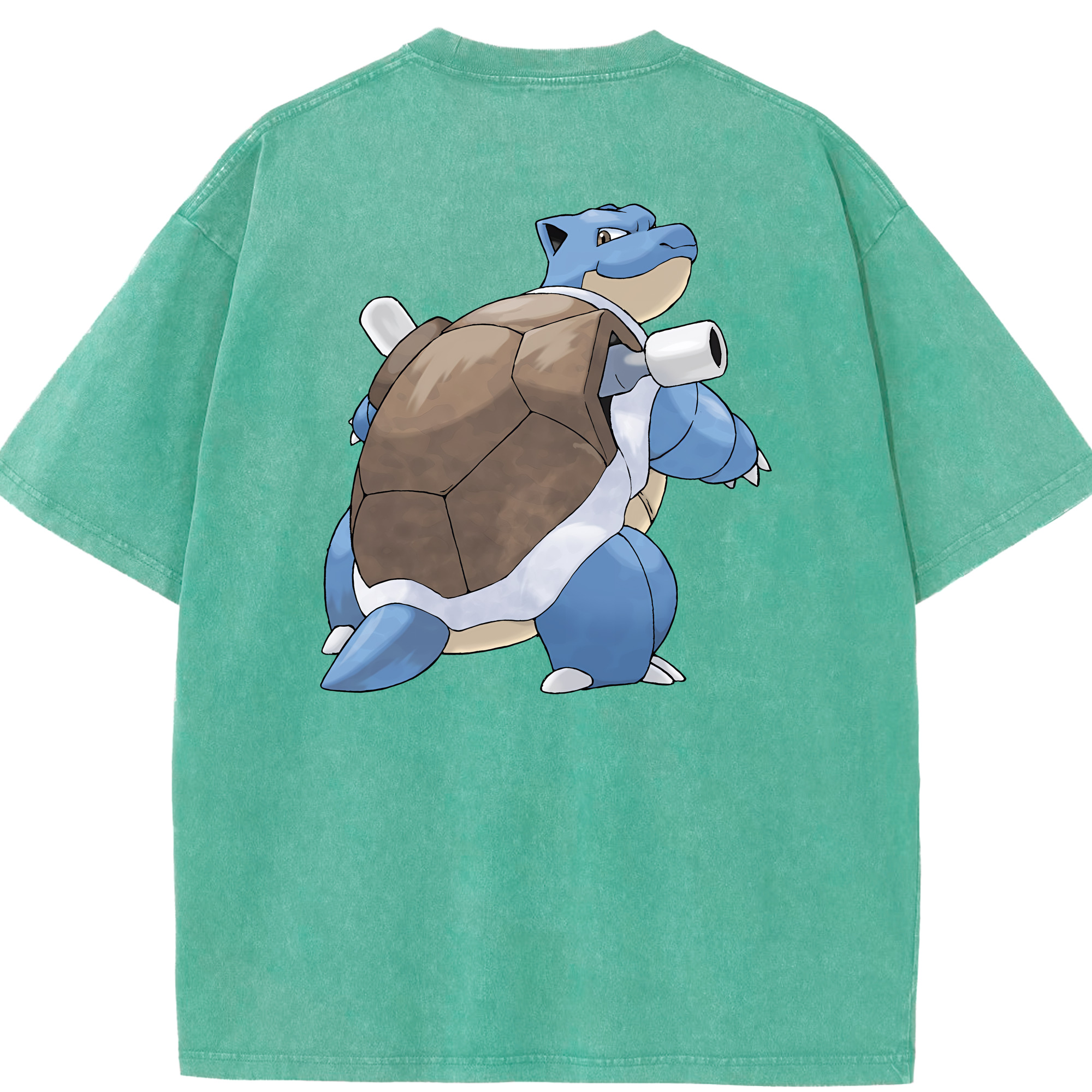 （画像用） ポケットモンスター Pokémon 綿100% ヴィンテージ風 半袖Tシャツ（背面プリント）